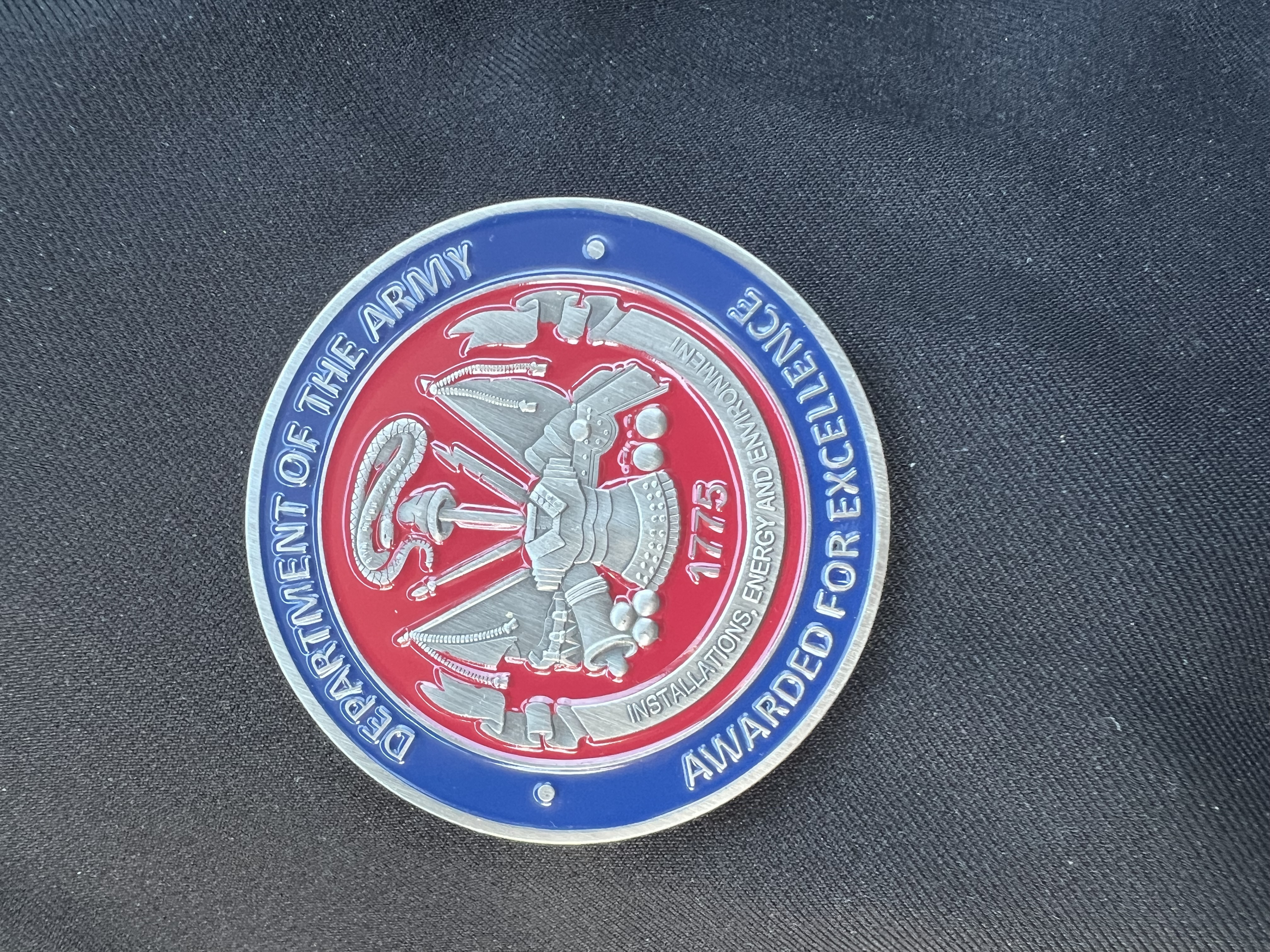 Guernsey Earns Award of Excellence Coin for Energy Efficiency and Resiliency Studies for the Army3