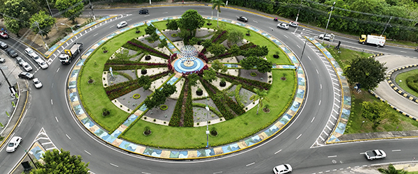 Letters Square Roundabout in Manaus, Brazil