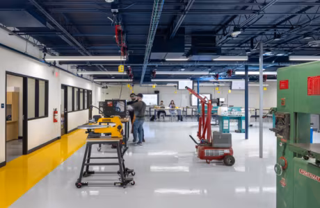 Makerspace at the University of Central Oklahoma designed by Guernsey