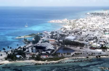 Ebeye Island at Kwajalein Atoll