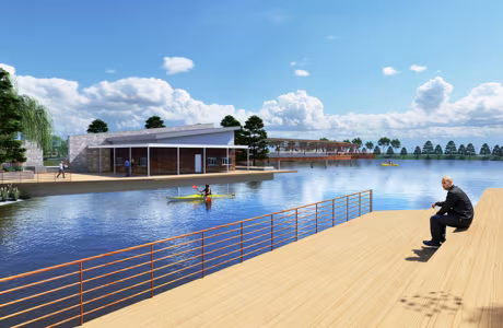 Elmer Thomas Park in Lawton Architectural Designer Rendering