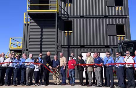 Midwest City Police & Fire Training Center Designed by Guernsey