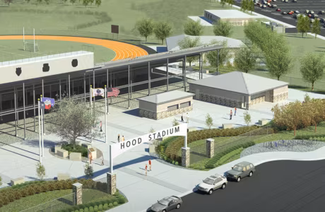 Ft Hood Athletic Stadium Rendering