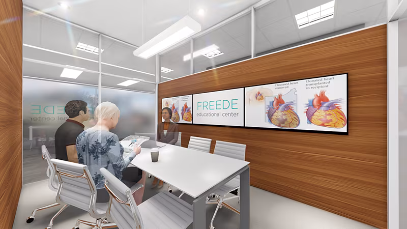 INTEGRIS Nazih Zuhdi Transplant Institute Master Plan Consulting Room designed by Guernsey