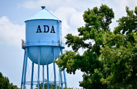 Ada Oklahoma Water Tower