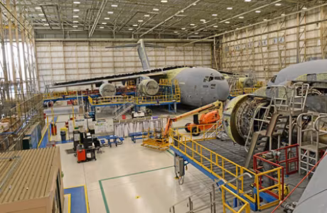 Airplane Maintenance Facility designed by Guernsey