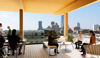 New Guernsey Headquarters Balcony