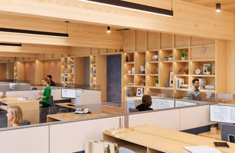 New Guernsey Headquarters Work Area Rendering